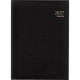 AGENDA JOURNALIER EURO 14,8X21CM NOIR 12 mois de Janvier à Décembre. 1 jour par page