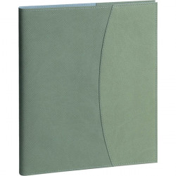AGENDA SEMAINIER HORIZON 18X22,5CM BLEU 12 mois de Janvier à Décembre. La semaine sur 2 pages