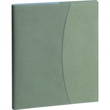 AGENDA SEMAINIER HORIZON 18X22,5CM BLEU 12 mois de Janvier à Décembre. La semaine sur 2 pages