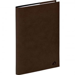 AGENDA SEMAINIER ANDREA 10X15CM BRUN SEMAINE SUR 2 PAGES