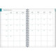 AGENDA SEMAINIER ALL IN ONE 15X21CM MINI LABO ROSE 12 mois de janvier à décembre. La semaine sur 1 page