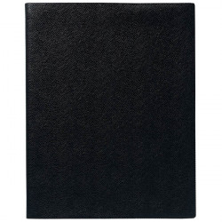AGENDA SEMAINIER PRÉSIDENT SPIRALE 21X27CM NOIR 13 mois août à août 1 semaine sur 2 pages