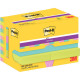 BLOCS **PQT12** POST-IT SUPER STICKY MIAMI 47,6x47,6MM  BP945