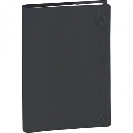 AGENDA SEMAINIER EUNOÏA 16X24CM GRIS CARBONNE