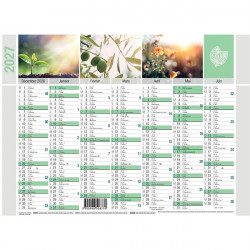 CALENDRIER MURAL 550X405MM EQUOLOGY