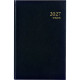 AGENDA CARRÉ EURO CENTIMES NOIR 13,3 x 20,8 cm. 12 mois de Janvier à Décembre. 2 jours par page