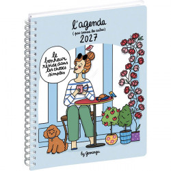 AGENDA SEMAINIER GOMARGU 15X21CM 12 mois, de Janvier à Décembre. La semaine sur 1 page