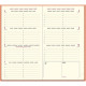 AGENDA SEMAINIER EUROTIME 8,5X16CM ABRICOT