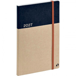 AGENDA SEMAINIER ARRAKIS 16X24CM MARINE 13 mois, de Décembre à Décembre La semaine sur 2 pages
