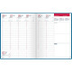 AGENDA OXFORD VOYAGE 21X27CM 128PAGES 1SEMAINE/2PAGES BLEU