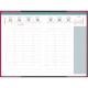AGENDA SEMAINIER ANDREA 16X24CM BORDEAUX