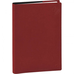 AGENDA SEMAINIER EUNOÏA 16X24CM ROUGE BORDEAUX