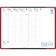 AGENDA SEMAINIER EUNOÏA 16X24CM ROUGE BORDEAUX