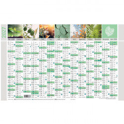 CALENDRIER MURAL 650X405MM EQUOLOGY