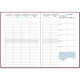 AGENDA SEMAINIER HORIZONS AMÉLIE 15X21CM ROSE JANVIER À DÉCEMBRE