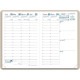 AGENDA SEMAINIER BLOOM 10X15CM ROSE FLEUR