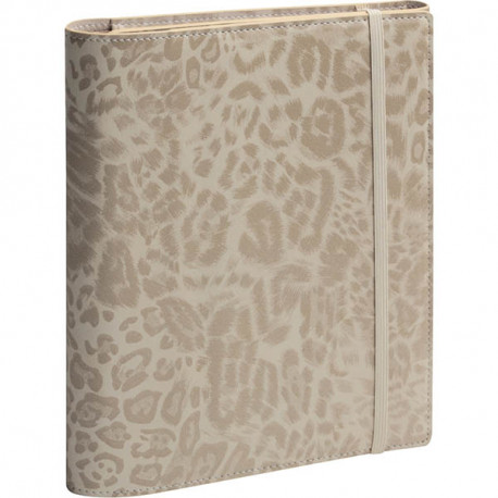 AGENDA SEMAINIER ALL IN ONE 15X21CM FAUVE 16 MOIS DE SEPTEMBRE À DÉCEMBRE.