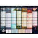 CALENDRIER BANCOLOR 7 MOIS SUR CHAQUE FACE 40,5X55CM