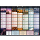 CALENDRIER BANCOLOR 7 MOIS SUR CHAQUE FACE 40,5X55CM