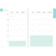 AGENDA SEMAINIER LADY ALYSSE 15X21CM VERT