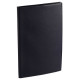 AGENDA SEMAINIER EXDI 21X27CM NOIR 12 mois août à juillet. La semaine sur 2 pages