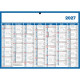 CALENDRIER 7 MOIS SUR CHAQUE FACE 19X26,5CM SOUPLE
