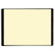 CARNET UNI SILK 10 X15CM NOIR