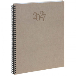AGENDA SEMAINIER FOREVER 21X29,7CM LIN 13 mois Décembre à Décembre. La semaine sur 2 pages