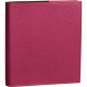 AGENDA SEMAINIER EXÉCUTIF CLUB 16X16CM FRAMBOISE 13 mois de Décembre à Décembre. La semaine sur 2 pages