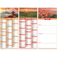 CALENDRIER MURAL 550X405MM EFFACABLE