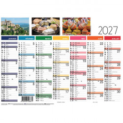 CALENDRIER MURAL 405X550MM TRADITION