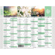 CALENDRIER MURAL 430X335MM EQUOLOGY