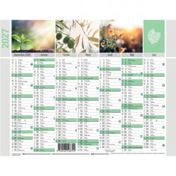 CALENDRIER MURAL 430X335MM EQUOLOGY