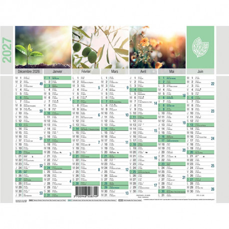 CALENDRIER MURAL 430X335MM EQUOLOGY