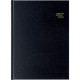 AGENDA JOURNALIER BREMAX 2 pages par jour NOIR 12 mois de janvier à décembre. Grille horaire par 1/4 h de 7h à 21h45