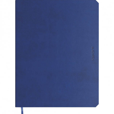 CARNET KAMPEN 192 PAGES 17X22 LIGNÉ COLORIS BLEU