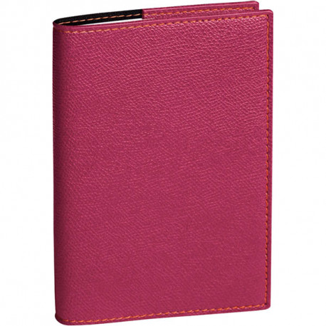 AGENDA SEMAINIER AFFAIRES CLUB 10X15CM FRAMBOISE 13 mois Décembre à Décembre