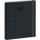 AGENDA SEMAINIER EUROTIME 18W SWAN BORDEAUX 15x17cm 12 mois Janvier à Décembre. La semaine sur 2 pages