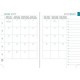 AGENDA MENSUEL EASYSLIM MINI LABO 15X21CM ROSE