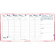 AGENDA SEMAINIER HIPSY 16X16CM PÉTALES