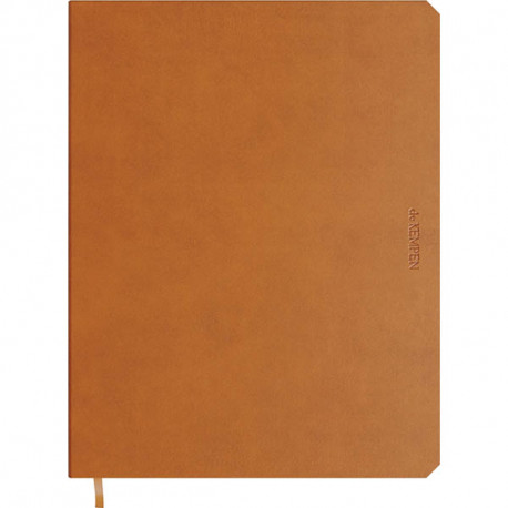 CARNET KAMPEN 192 PAGES 17X22 LIGNÉ COLORIS BRUN