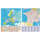 CALENDRIER MURAL 650X405MM ARC EN CIEL