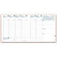 AGENDA SEMAINIER BLOOM 16X16CM VERT FLEUR