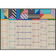 CALENDRIER AIR DU TEMPS 40,5X55CM 7 MOIS RECTO/VERSO