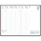 AGENDA SEMAINIER HARMONY 16X24CM TAUPE