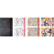 AGENDA SEMAINIER FLOWERS 10X15CM 12 mois de janvier à décembre 1 semaine sur 2 pages