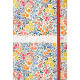 AGENDA SEMAINIER FLOWERS 10X15CM 12 mois de janvier à décembre 1 semaine sur 2 pages