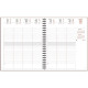 SEMAINIER EUROTIME 22W MARETTE BLEU 19,5x22,5cm 12 mois JANV A DEC