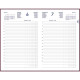 AGENDA CARRE 1 JOUR EURO CENTIMES ASSORTI 14x22cm 12 mois de Janvier à Décembre. 1 jour par page