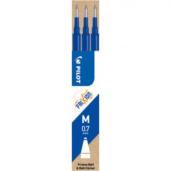 Étui de 3 recharges Frixion bleues 0.7MM